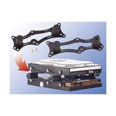 Mod-it Festplatten Entkoppler f�r 2 Festplatten