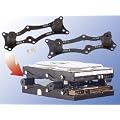 Mod-it Festplatten Entkoppler f�r 2 Festplatten