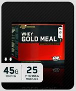 On whey Gold meal strawberry Cream 45 servings (748927029536)