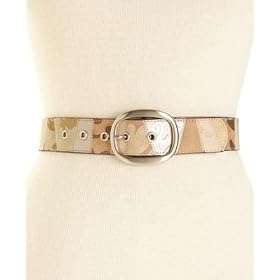 Click here to buy Fossil Castille Patchwork Leather Belt by Fossil.