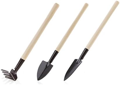 BPBIKE MINI Balcony Gardening Tools Garden Plants Potted Small Shovel / Rake / Spade (1 pack) Green Ability to Train Children