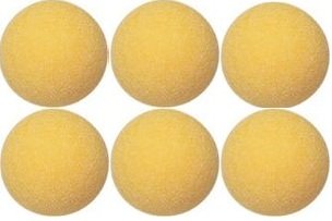 6 Official Yellow Foosballs Tornado Dynamo Shelti