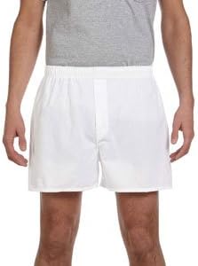 Robinson Apparel Adult Boxer Short>2XL WHITE R983
