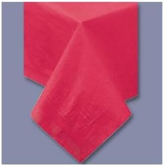 Smith Lee Red Cellutex Table Cover, 54 x 108 inch -- 25 per case.