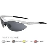 Tifosi Slip Interchangeable Lens Sunglasses - Pearl White