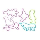 Zany Bandz Pack of 24 Mystic Shaped Rubber Bands Glow in the dark