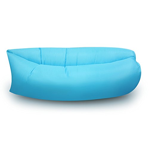 Blusmart Air Lounger Outdoor Inflatable Hangout Portable Bag Lounger Sofa Suitable For Camping, Beach Couch Sofa, Dream Chair Garden Cushion Pool Party Sleeping Air Bed (Blue)