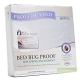 Bed Bug Proof Box Spring Encasement by Protect-A-Bed, Full Extra-Long Size