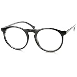 Retro Fashion P3 Key-Hole Bridge Clear Lens Circle Round Eye Glasses