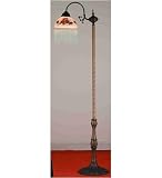 Meyda Tiffany 22308 8 Frgnd Glb Wht With Roses-Capri Floor Base