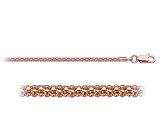 14k Rose Gold 2.00mm Popcorn Chain, 16