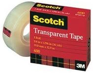 Scotch 1/2 in. W x 2592 in. L Tape Clear