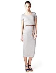 Limited Collection Scoop Neck Belted Dress with Modal