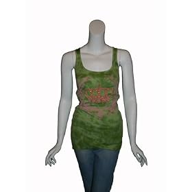 YVETTE MANDELL Laurel Leaf Crown Tank Top