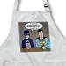 Search : Super Hero Parody with Batman and Superman at the bar - Full Length Apron With Pockets 22w X 30l