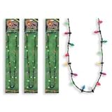 Lotsa Lites Christmas Holiday Flashing Light Bulbs Necklace (sold individually)