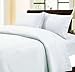 The Great American Store Black Friday & Cyber Monday Special Deals - #1 Hotel Collection 400 Thread Count 100% Egyptian Cotton Wrinkle and Fade Resistant 4PC Queen Sheet Set - Solid White