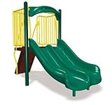 IMAGE OF Freestanding Double Velocity Slide - 3 Foot Height