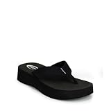 Flip Flop Platform Beach Sandal Black