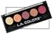 LOT of 5 designer metalic eye shadows with 25 colors EYEshadow palette