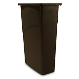 Rubbermaid Commercial LLDPE 23 Gallon Slim Jim Waste Container, Rectangular, 11