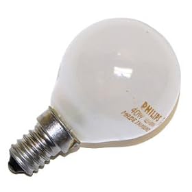 Philips 40142 40G E14 FR120V G14 Decor Globe Light Bulb