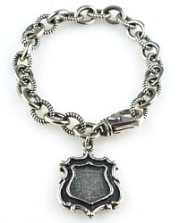 ExEx Shield Charm Bracelet
