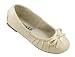 Kids Ballerina Flats Girl's Dress Shoes Pearl Ivory/ FREE SHIPPING
