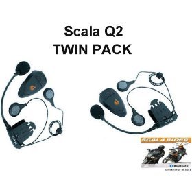 Childrens Toyshop  Electronics : Cardo Scala Rider Q2 (Twin/Multi Pack) Bluetooth Motorcycle Intercom (New Version 2)