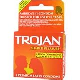 Trojan Condoms Trojan Shared Pleasure Warming 3 Pack Condoms