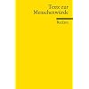 Texte zur Menschenw�rde