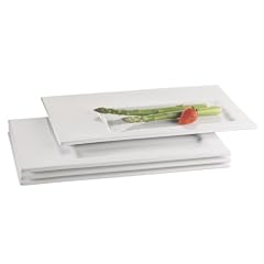 Domestic 922209 Gourmetplatte  4er 37 x 24 cm, rechteckige Vertiefung
