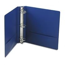 Wilson Jones Three-Ring Binder, Two-Inch Rings, 11 x 8-1/2 Inches, Dark Blue (W368-44NBL)