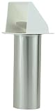Whirlpool 4396007RW 10.5-Inch Tail Back Draft Flapper Dryer Vent Hood