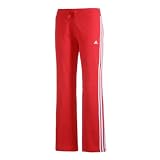 adidas Sweathose Damen, rot/weiß, 44