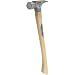 Stiletto Hammer: 16 oz. Titanium Musclehead Smooth Face 18" Curved Hickory Handle
