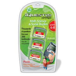 Leap Frog Iquest 4.0 Math Science and Social Studies 3 Cartridges by LeapFrog