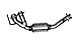 Pacesetter 325423 Raw Steel Direct Fit Catalytic Converter (Non C.A.R.B. Compliant)