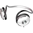 Coby Neckband Digital Stereo Headphone with Bonus Earphones and Carrying Case CV231WHT (White)