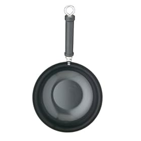 Kitchen Craft Pure Oriental Wok Carbon Steel Non-Stick, 26.5 cm