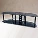 Black Glass TV Stand for up to 60