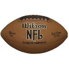 Wilson F1845 NFL Ultimate Composite Game Football (Official Size): Sports &amp; Outdoors