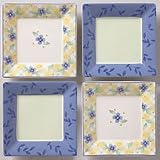 Pfaltzgraff Summer Breeze Finger Food Plates Set of 4