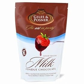 Milk Fondue Chocolate 450g | Fondue Chocolate for Chocolate Fountains | Giles & Posner Chocolate Fountains