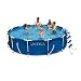 Intex 12' x 30'' Metal Frame Pool with Filter Pump, Ladder & Cover
