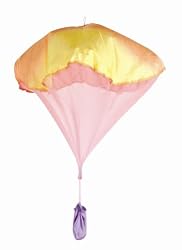 Sunset Pink Silk Parachute