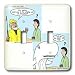 Rich Diesslins Funny Religious Light Cartoons - Wailing Wall or Whaling Wall with Cap...