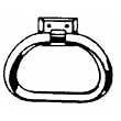 Decko Bath 48230 Plastic Towel Ring