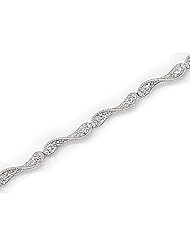 14kt Yellow Gold Fancy Diamond Bracelet 0.24ct TW