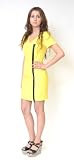 Royal Cult V-Neck Zipper Fashionable Mini Dress - Made in USA